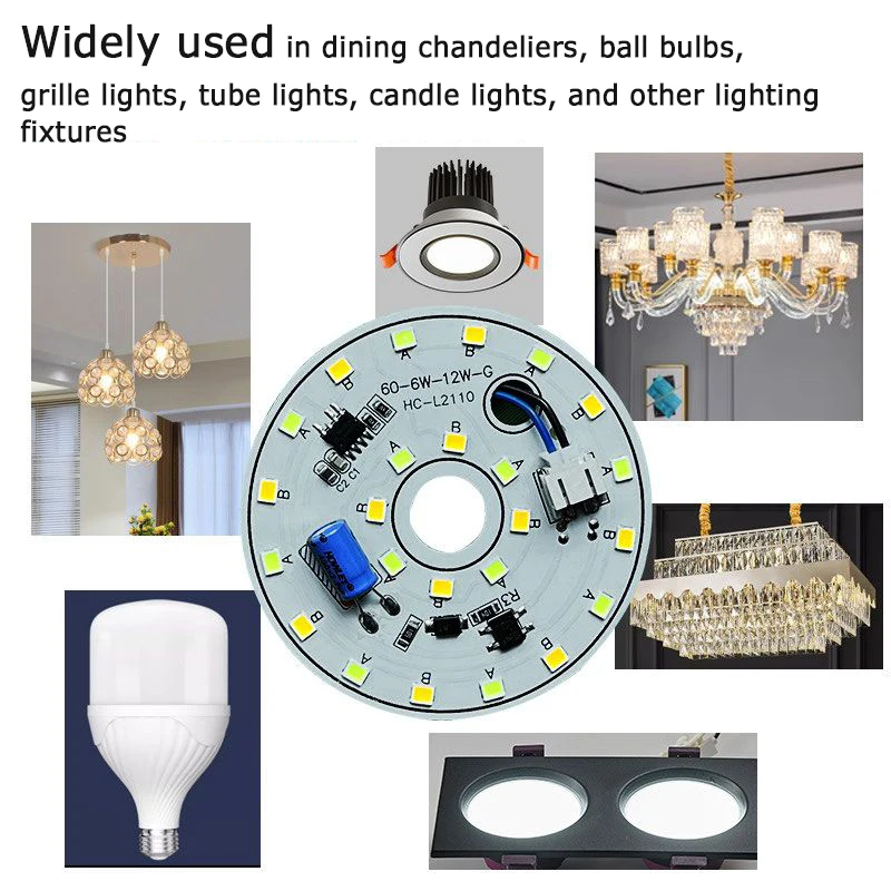 ac 220v led pcb SMD2835 LED Modules  Led Light Source For Bulb Light Downlight Chip Spotlight Ceiling Pendant Lamp