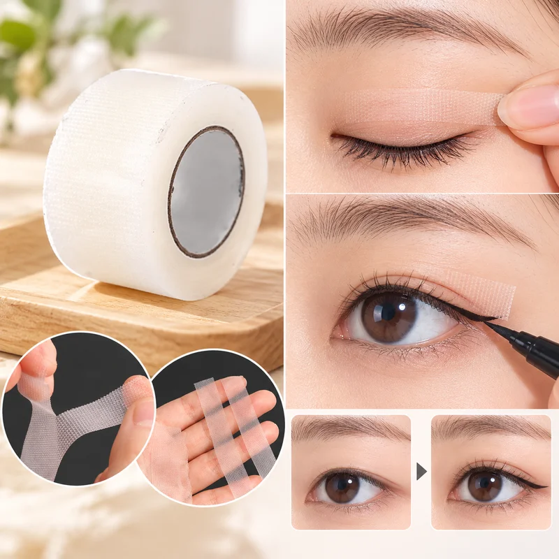 Breathable PE Facial Lift Tape, 8M/Roll V Line Face Tightening Sticker, Cosplay & Daily Makeup Beauty Tool