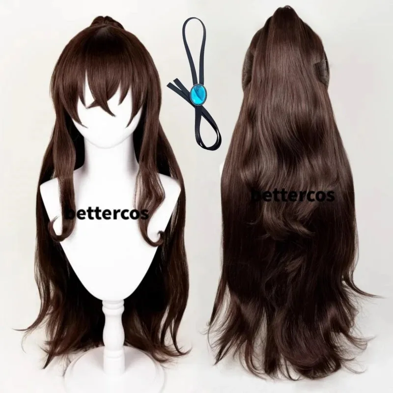 Лили 123 женские Дазай Осаму 100 см длинные аниме косплей термостойкие парики из синтетических волос + шапочка для парика