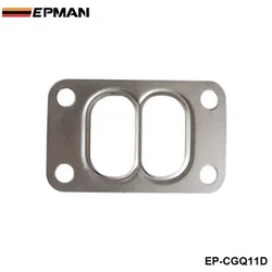EPMAN 10PCS/LOT T3 T34 T35 T38 Twin Entry Divided Turbo Manifold Turbine Inlet Gasket 304 Stainless Steel EP-CGQ11D