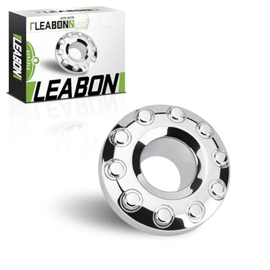 

Front 10 Lug Chrome Wheel Center Hub Cap Compatible with Ford F450 F550 Super Duty 2005‑2017 19.5 Inch 4WD Front Wheel Center C