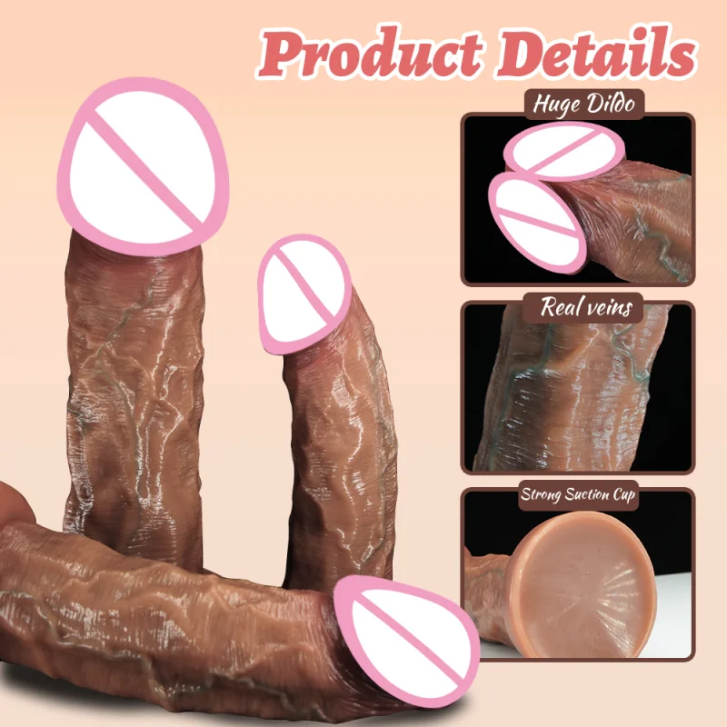 Glans Dildos Anal Vagina Play Huge Dildo G-spot Stimulate Giant Penis Butt Plug Sex Toys for Women Men Beginner view 6