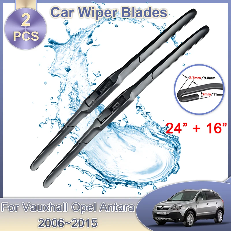 

For Vauxhall Opel Antara 2006-2015 2008 Car Windscreen Wipers Auto Front Windscreen Wipers Blades Windshield Tools Accessories