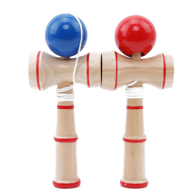 New Arrival Kid Kendama Toy Wood Wooden Kendama Skillful Juggling Ball Toy For Children Adult Birthday Christmas Gift Toy