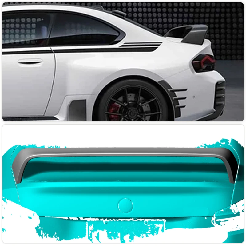 Car Rear Trunk Spoiler For BMW 2 Series G87 M2 G42 Coupe 2020-2022 Dry Carbon Rear Trunk Spoiler Wing Lip