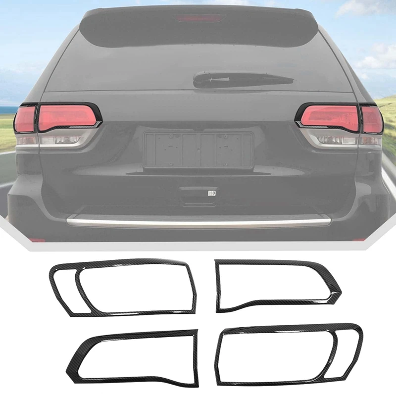 

Задняя крышка для Jeep Grand Cherokee 2014-2020, замена ABS, углеродное волокно