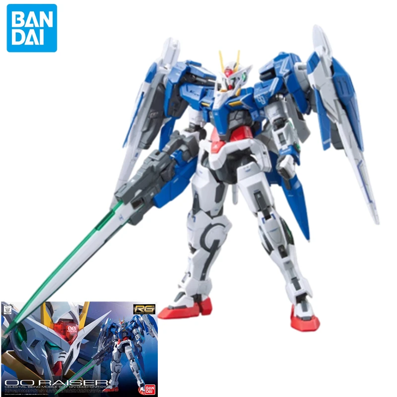 

Bandai 00 Gundam Модель сборщика подъемных крыльев RG18 GN-0000 механическая сборка детская игрушка японское аниме периферийный подарок