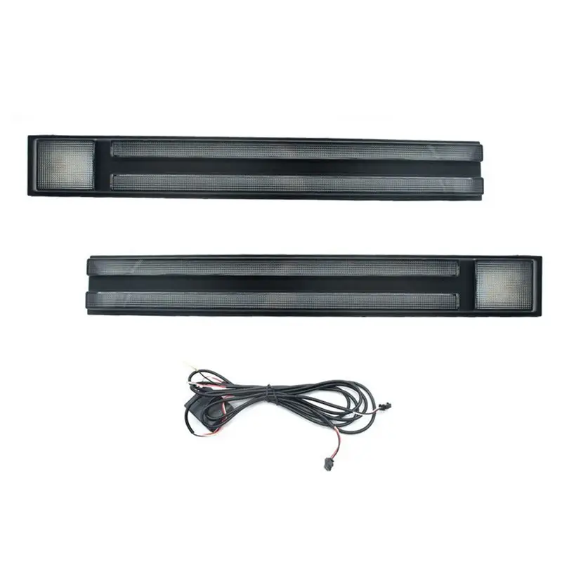 

Strict LED Daytimes Running Light For Toyota Prado LC250 Land Cruiser 250 2024 2025 Fog Light White DRL Amber Turn Signal Lamp