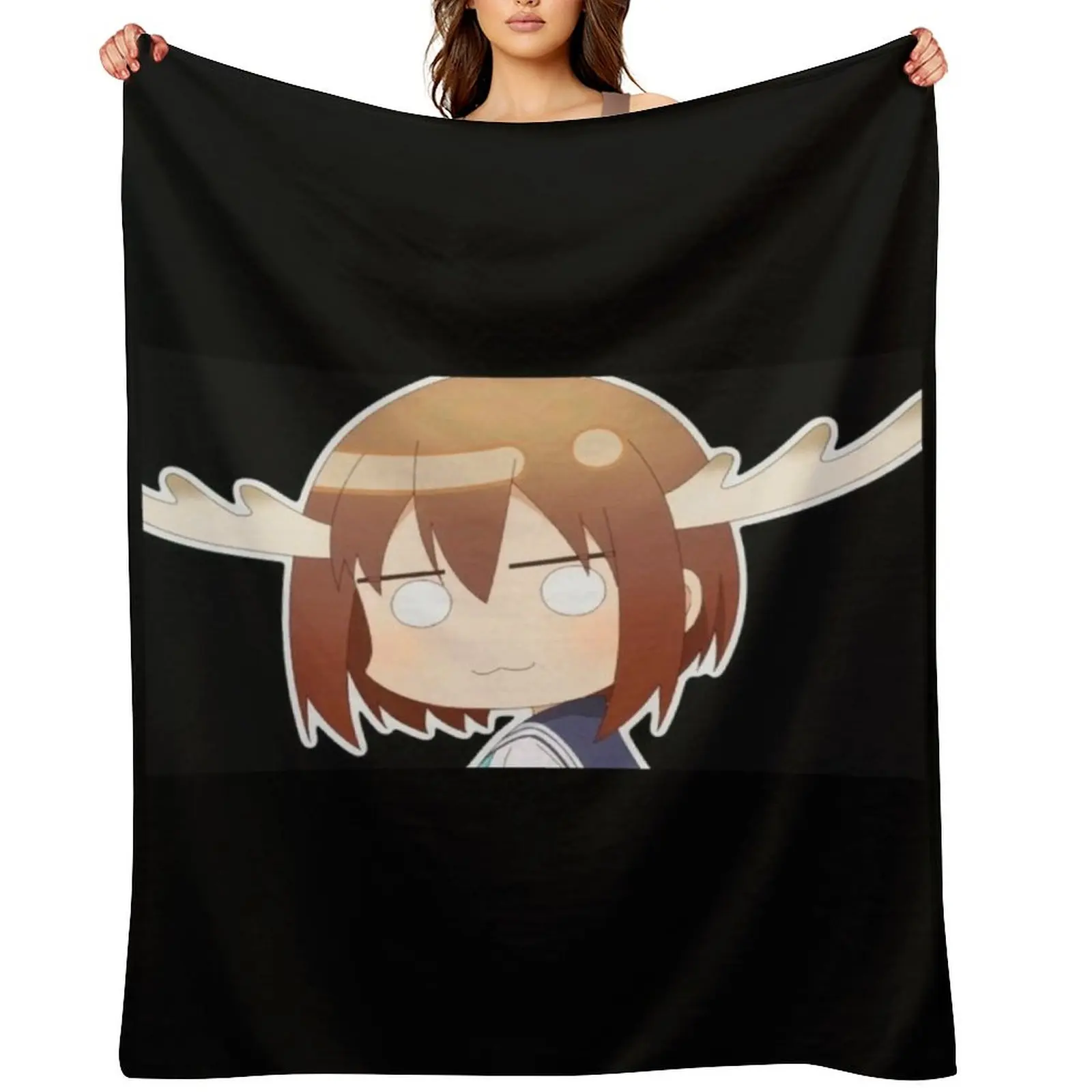 

Shikanoko Noko - My Deer Friend Nokotan Throw Blanket Fashion Sofas Luxury for sofa Heavy Blankets