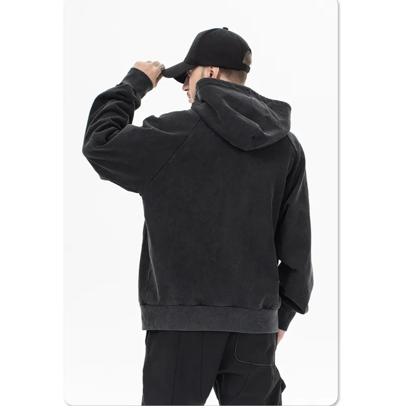 Men's 2025 Autumn/Winter New Product: Eye Of Sight, Trendy Brand High Street Hip Hop Embroidered Hoodie, Loose Hoodie