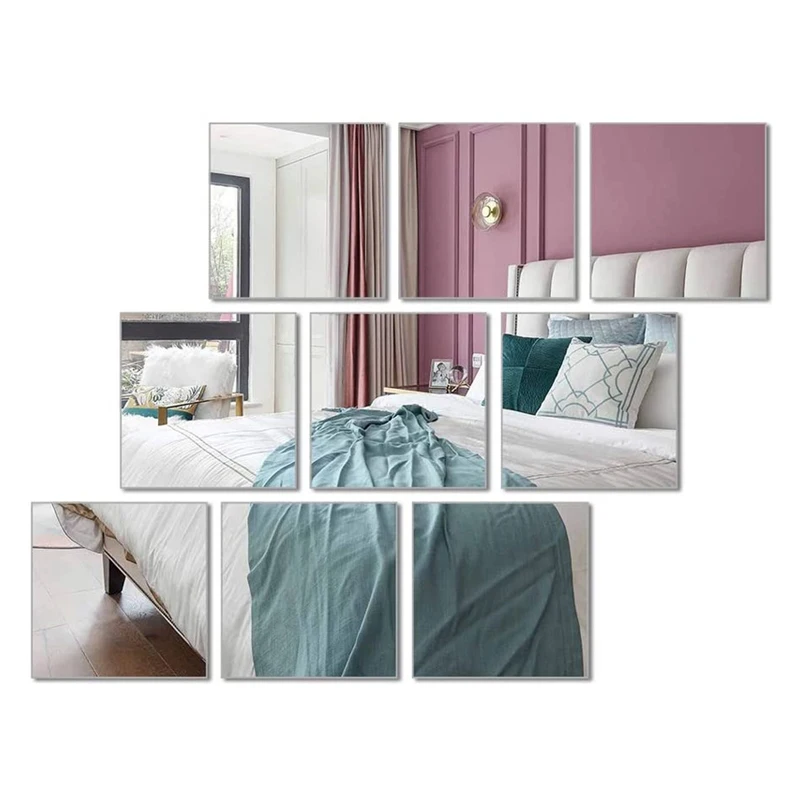 

2 мм 3D зеркальные Наклейки для декора стен зеркальные самоклеящиеся зеркальные настенные художественные наклейки для украшения дома зеркало для ванной комнаты