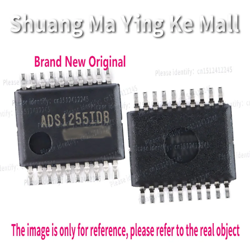 1PCS ADS1255IDBR MARK:ADS1255IDB SSOP20 Very Low Noise, 24-Bit Analog-to-Digital Converter IC CHIP ADS1255IDBT New Original