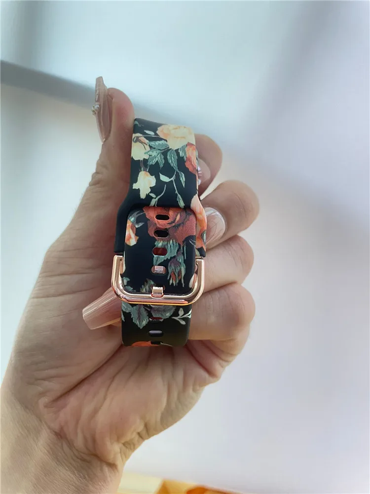 레오파드 무늬 귀여운 실리콘 시계 밴드, 화웨이 GT4 GT3 GT2 스마트 교체 스트랩, 41mm, 46mm GT3pro 용, 18mm, 20mm, 22mm