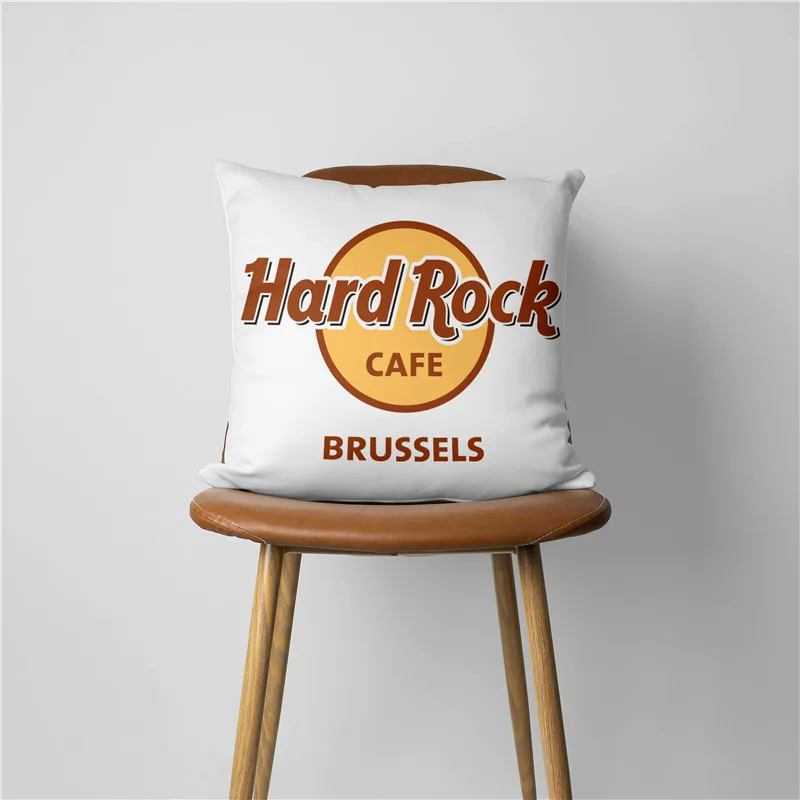 HARD ROCK Pillow Case Home Decorative Gift Sofa Car Super soft Cushions 45x45cm Square Pillowcase Chair Pillow Cove SJ-272