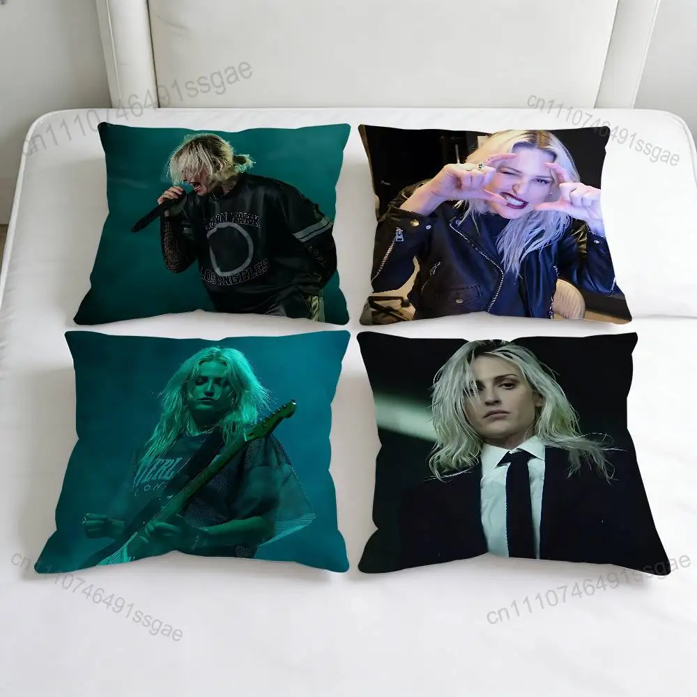 

Singer E-Emily A-Armstrong Fashion Square Pillow Case Durable Throw Pillow Cover for Sofa Couch Chair