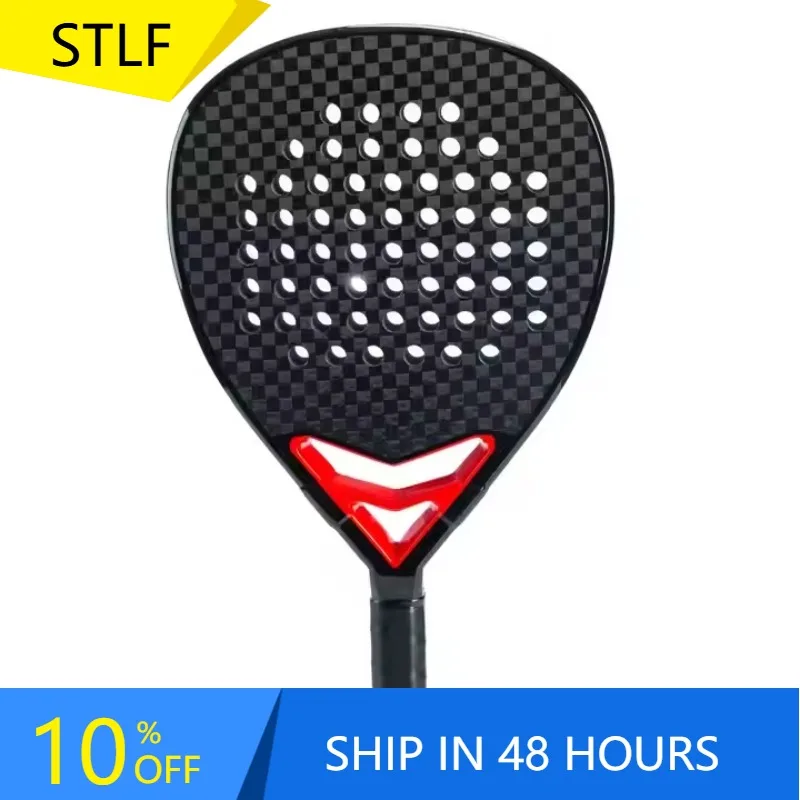 

STLFFactory Direct Sale Manufacturer Custom High Quality EVA Core 12K Carbon Surface Beach Paddle Racket Padel