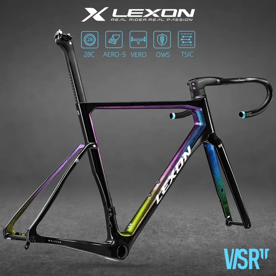 Lexon VISRT Carbon Frames Road Bike Frame Disc Brake Full Inner
