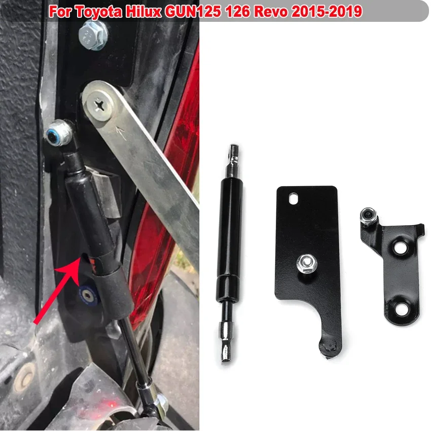 

One Side For Toyota Hilux GUN125 126 Revo 2015-2019 Rear Trunk Tailgate Slow Down Damper Gas Shock Assist Strut Bar Car Styling