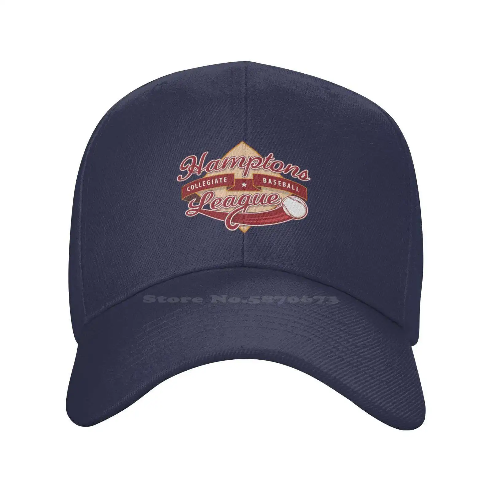 Hamptons Collegiate Baseball League Logo Quality Denim cap Knitted hat Baseball cap