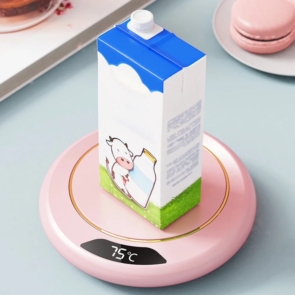 كوب ماء كهربائي دفئا USB التوصيل القهوة القدح لوحة التدفئة 3 إعداد درجة الحرارة المحمولة المشروبات الحليب الشاي ترموستات كوستر #3