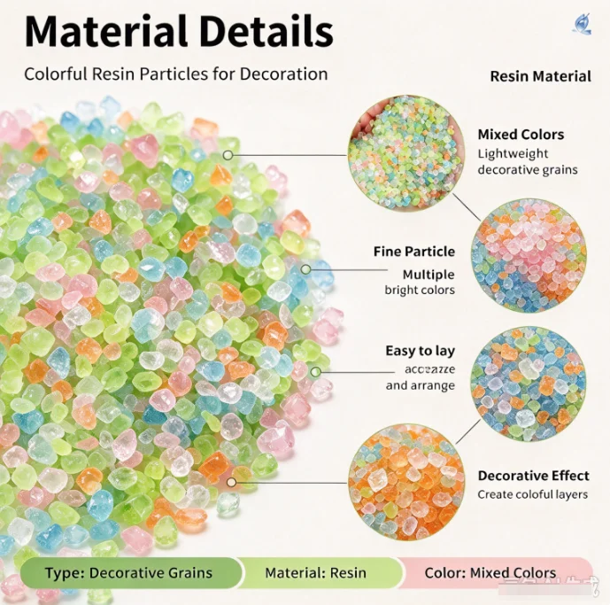 3000Pcs/Bag Colorful Landscape - Marine Fish Tank ulasan dan harga