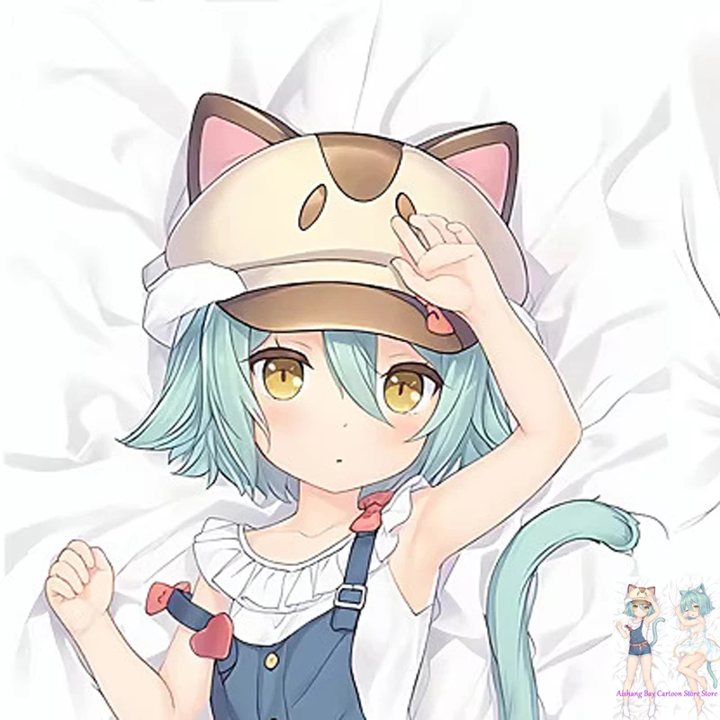 

Anime Dakimakura Pillow Nekopara 2-Side Print Pillowcase Hugging Body Cushion Cover Otaku Waifu