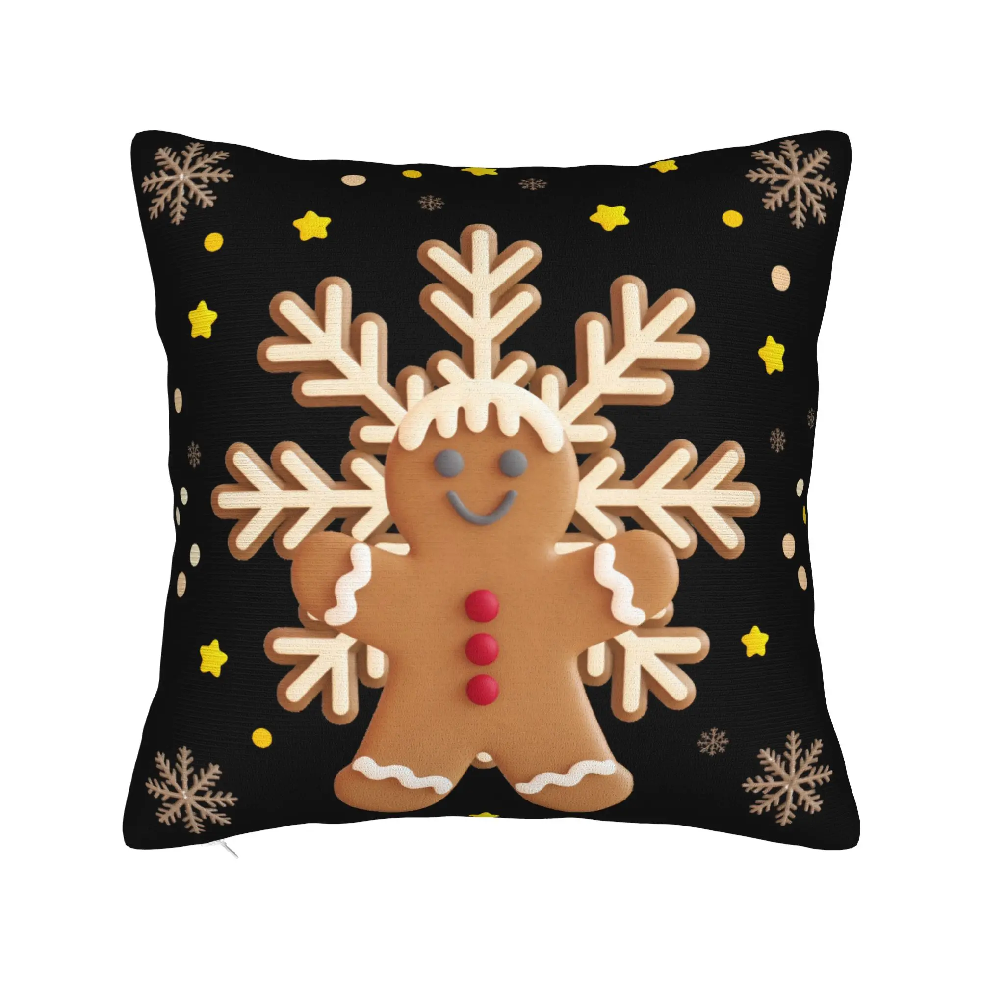 Home Decorations Christmas xmas Santa Claus Pillowcase Accessories  Pillow Covers Zippered Multi-Size