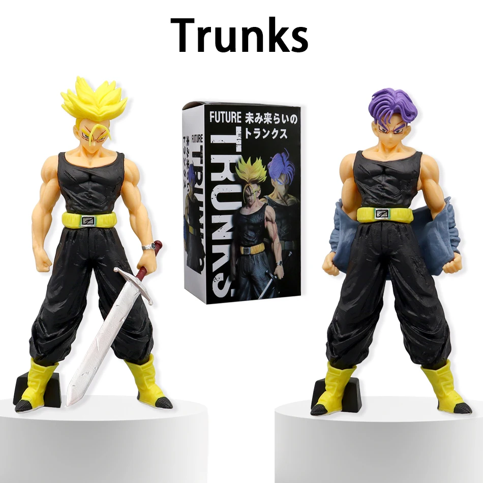 Anime Dragon Ball Trunks Figure Super Saiyan Future Trunks PVC Action Figures GK Statue Collection Model Toys