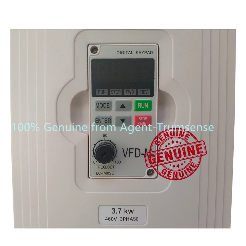 دلتا العاكس 3.7 كيلو واط VFD037M43A 3 المرحلة 380 فولت إلى 460 فولت تصنيف 8.2A 100% جديد 3700 واط VFD سلسلة محرك تيار متردد متغير السرعة #4