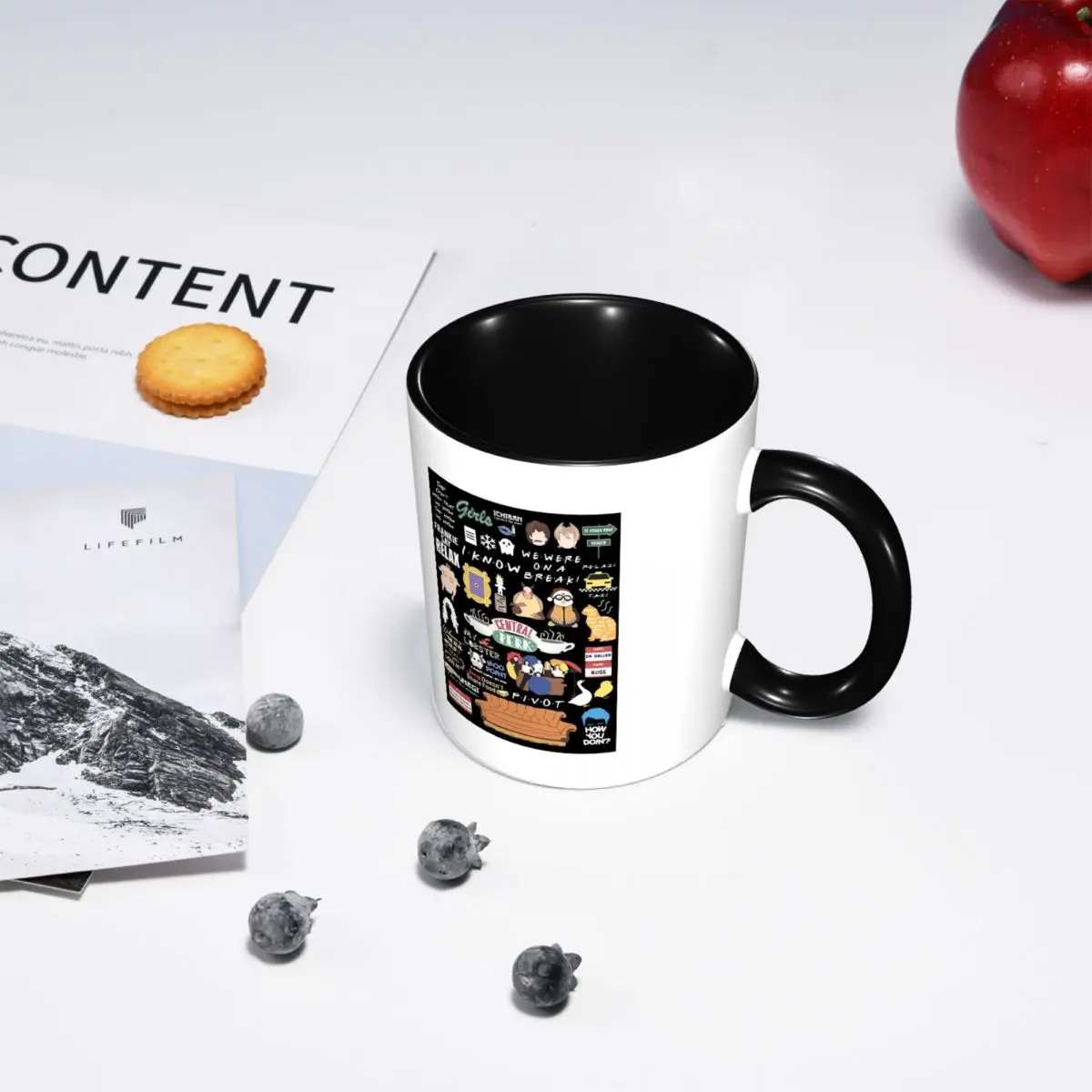 Unisex Funny Friends Collage Mug Funny Ceramic Coffee Cups Tea Mugs Milk Cup Drinkware Gift for Friends