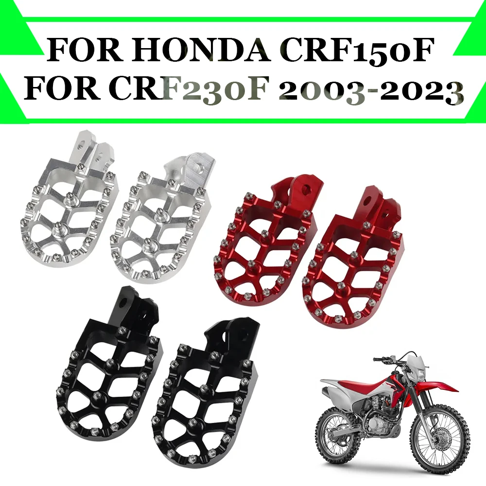 For HONDA CRF150F CRF230F CRF 150 230 F CRF 150F 230F CRF150 F CRF230 F Accessories Footpegs Foot Rests Pegs Pedal Footrests