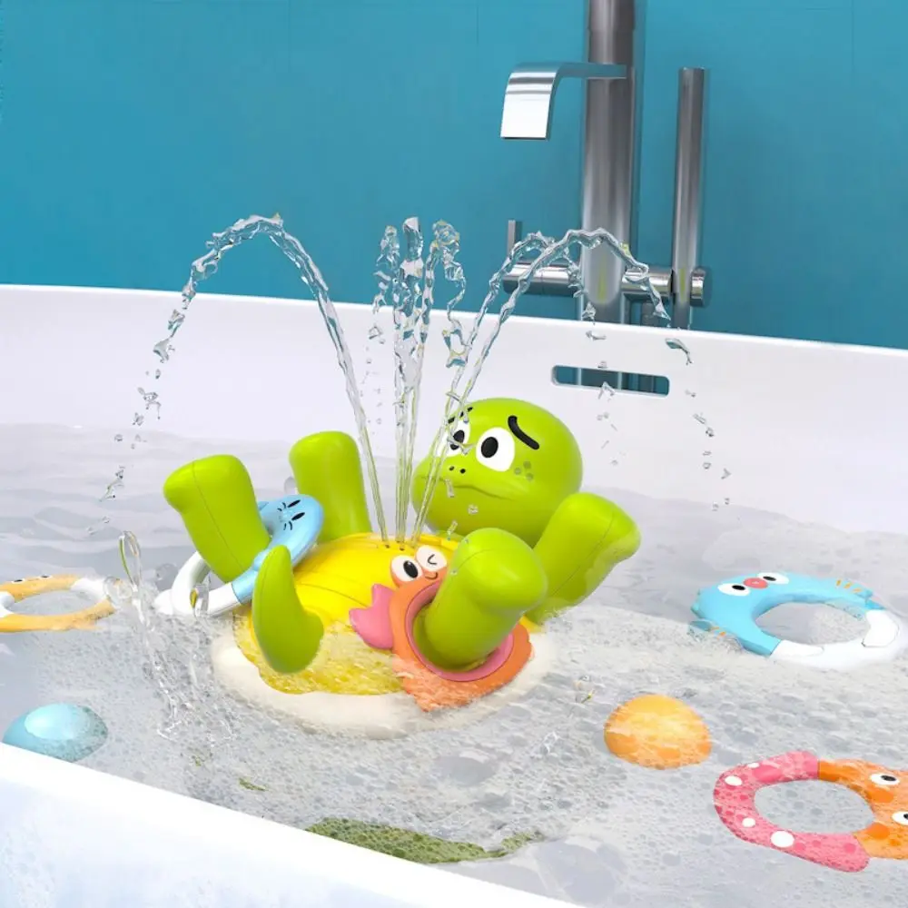 

Electric Turtle Water Spray Toy Long Range Large Capacity Automatic Rotating Squirt Toy Cartoon Fashion