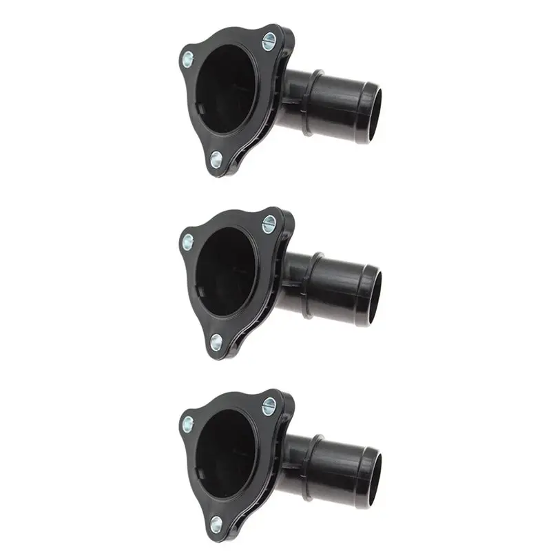 Dependable-3PCS 25631-3CAA0 Engine Cooling System Water Inlet Thermostat Housing For Azera Santa Kia Sedona Sorento Cade