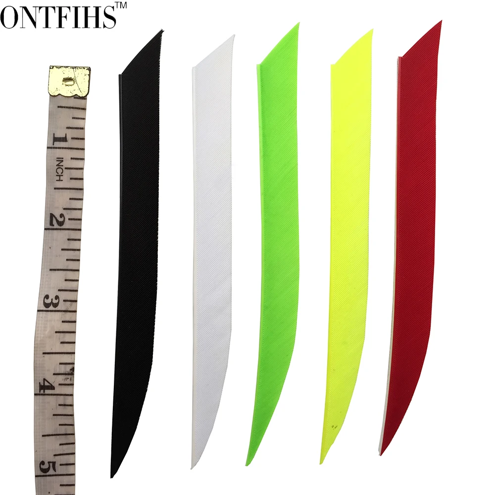 50 PCs Right Wing/ Left Wing 5 InchTraditional Kyudo Feather Archery Fletches Real Turkey Feathers  Archery Accessories