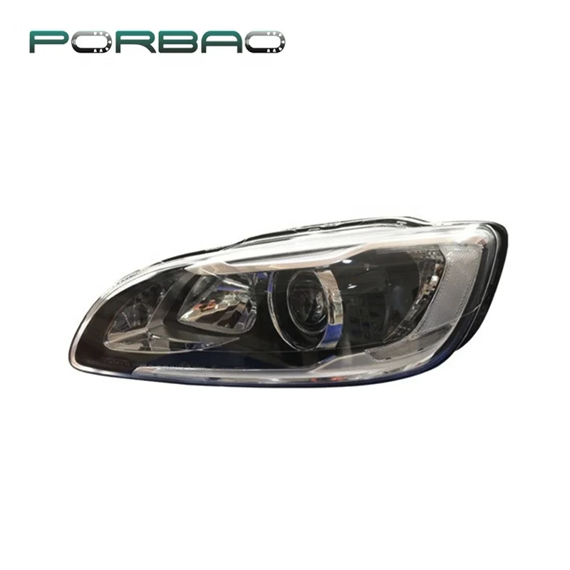 PORBAO Auto Parts Front Head Lamp Headlights for S60 8-wire