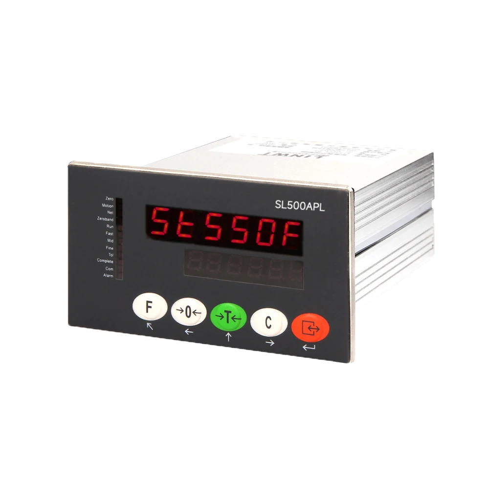 SL550APL Digital Weighing Indicator Terminal 6-Digit LED Display RS485/232/Modbus-RTU/CAN Communication Aluminum Housing