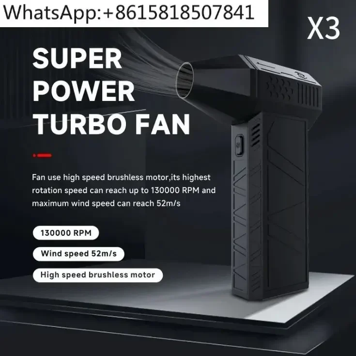 

X3 Violent Turbo Fan 130000R Brushless Motor Industrial Blow Dust Fan Turbo Violent Fan