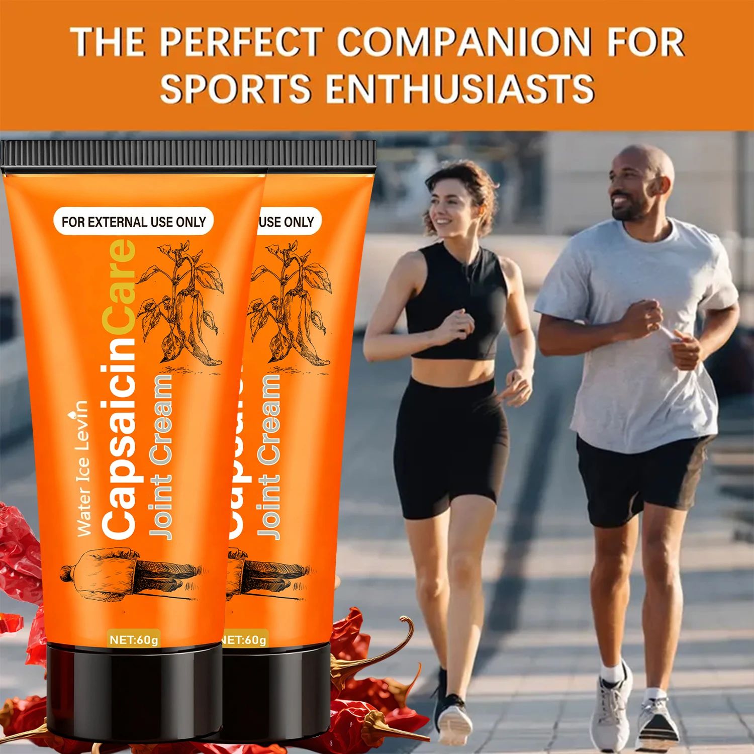 كريم عناية كابسيسين للمفاصل مع الجلوكوزامين وفيتامين سي - يهدئ ويرطب، رعاية موجهة لدعم المفاصل في الخريف والشتاء #2