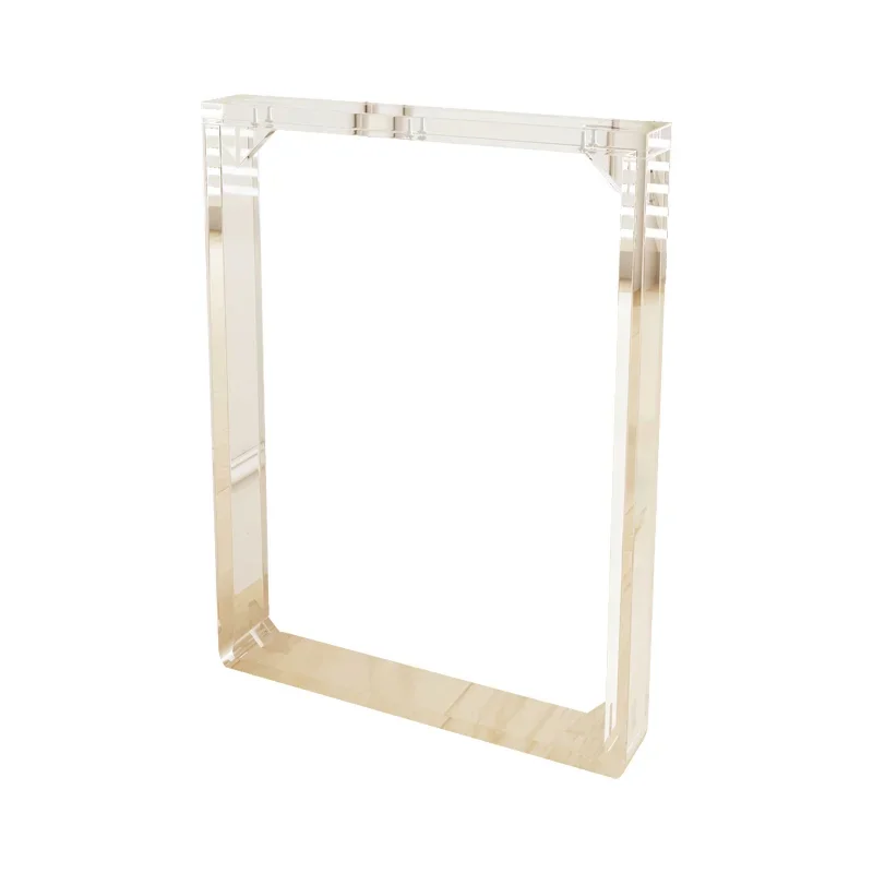 

Acrylic table leg bracket, bar support column, desk bracket, floor bracket, table leg support frame, dresser foot