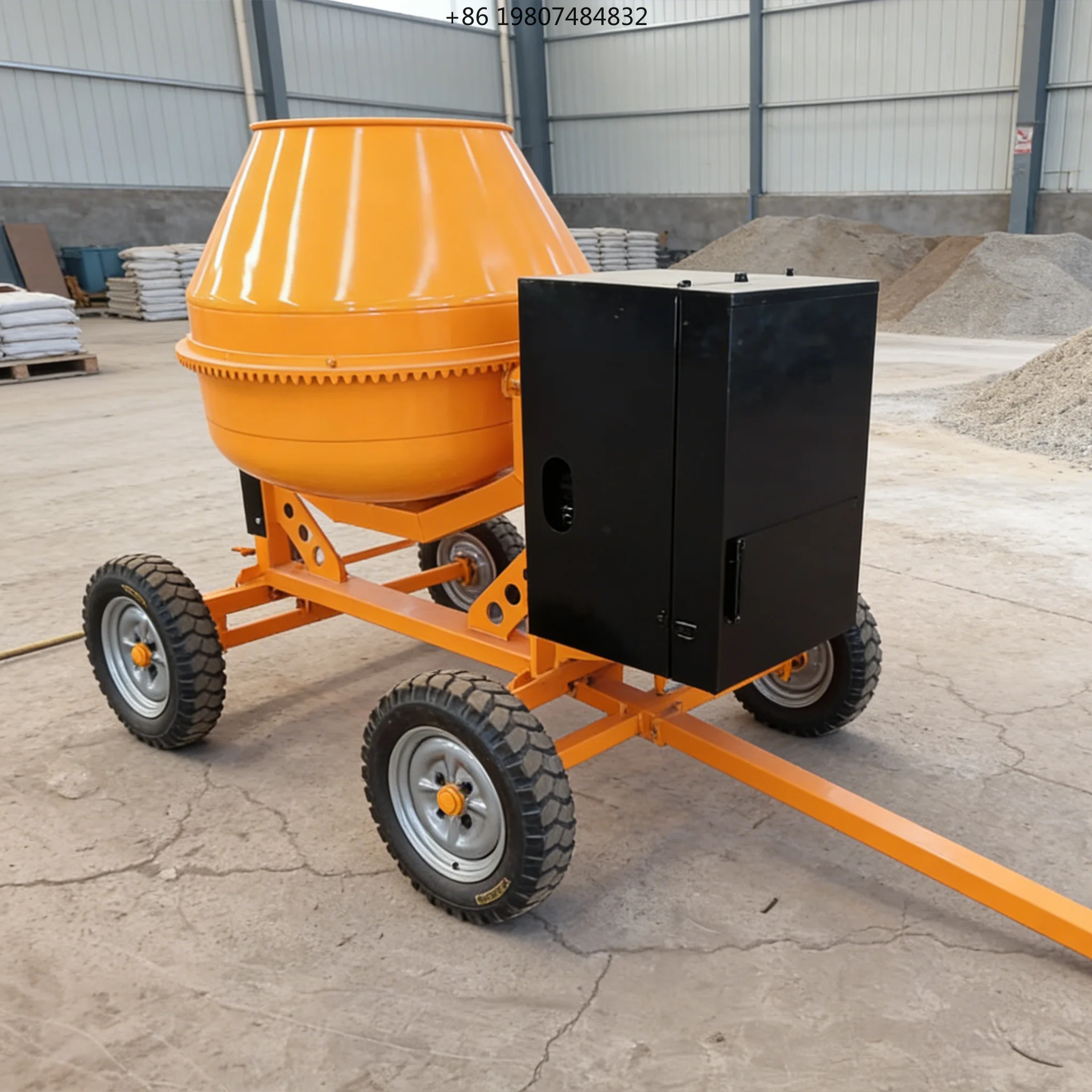 Energy Saving Concrete Mixer Mini Small   Mobile for Construction Projects