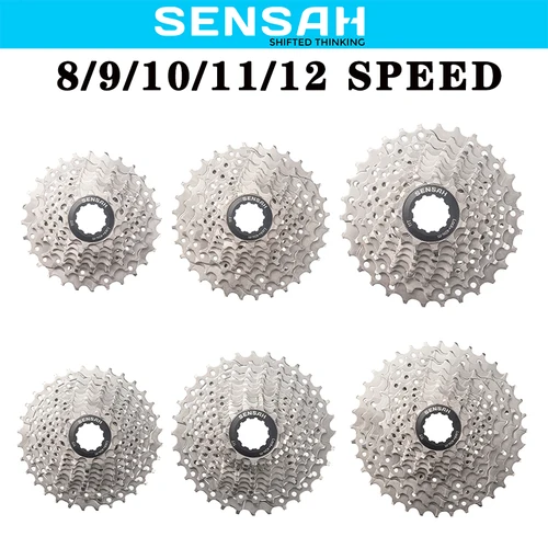SENSAH 8/9/10/11 velocidades Cassette de bicicleta de carretera 11V 23T/25T/28T/30T/32T/34T/36T rueda libre de bicicleta K7 10S volante para HG Hub