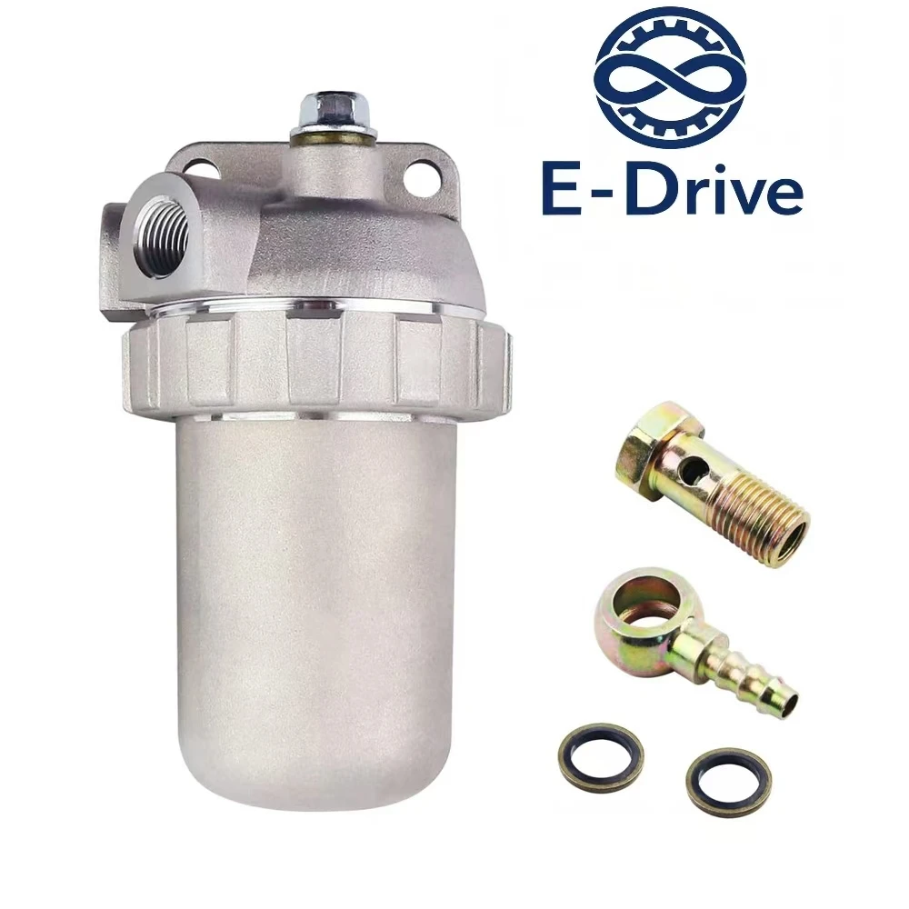 Fuel Filter Assembly for Yanmar 1GM10 2GM20 2YM15 3GM30 Engines - Genuine OEM Parts 121370-55600 / 124790-55601