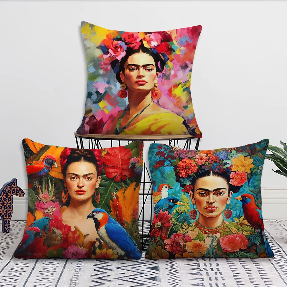 Fashion F-Frida K-KahlosS Decoration Room Home Sofa living Office Car Nordic Simplicity Pillow Cover