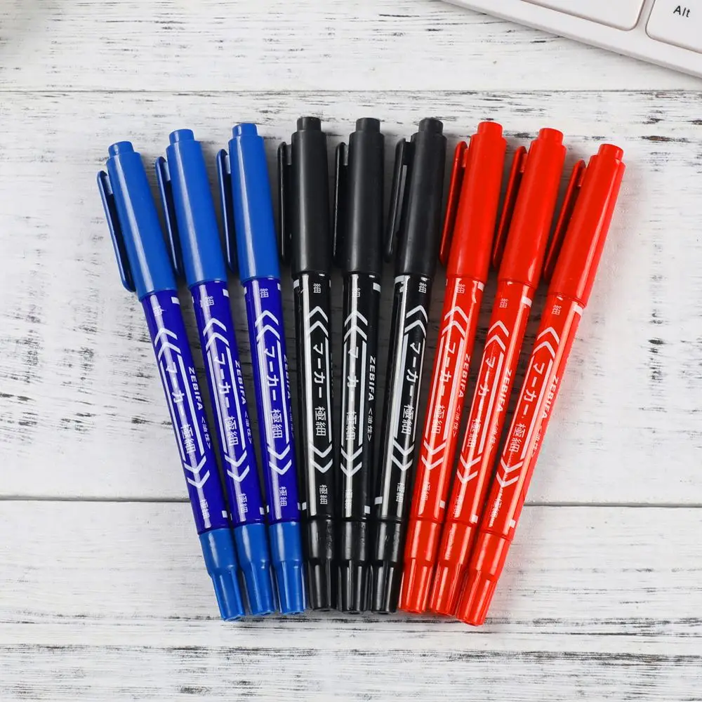 Markering Wenkbrauw Permanente Tattoo Levert Chirurgische Scribe Tool Lipliner Tattoo Marker Pen Huid Positionering Pen Scribe Tool