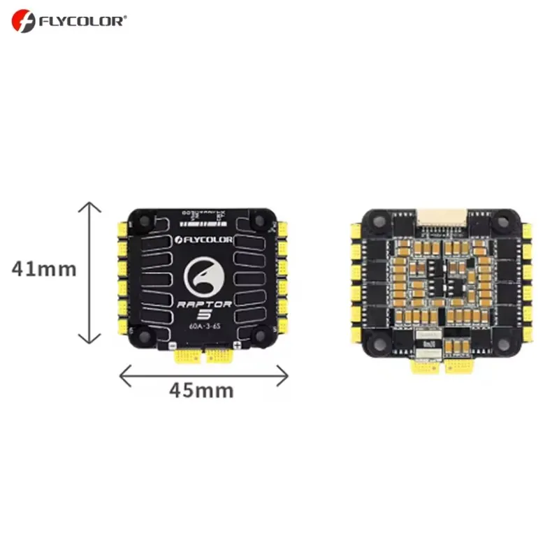 FLYCOLOR Raptor5 4in1 ESC 60A 45A G701 V5 PWM 128K 3-6S 30X30mm لطائرة بدون طيار FPV حرة وحدة تحكم في الطيران كومة لتقوم بها بنفسك أجزاء #3