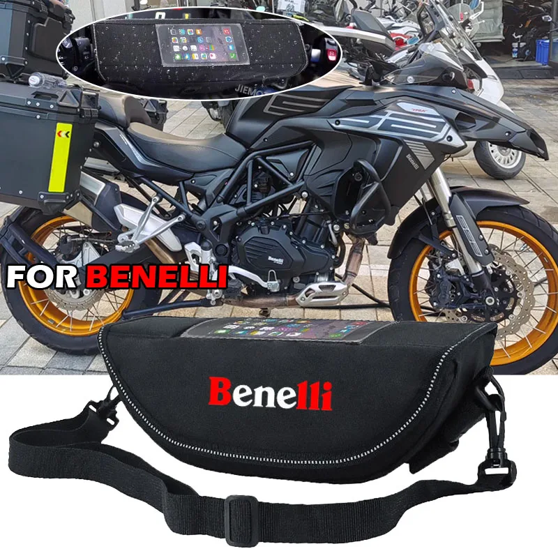 

Для Benelli Leoncino 500 LeonineX TNT 125 135 Jinpeng 502 TRK502 752S 502C современная водонепроницаемая дорожная сумка на руль мотоцикла