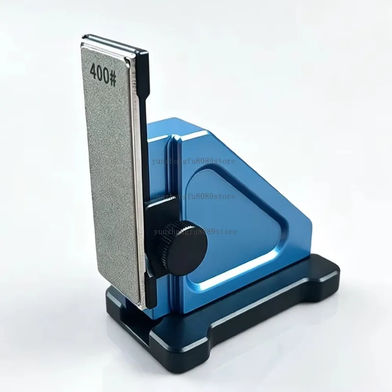 Fixed‑Angle Knife Sharpener Sharpening Jig, Adjustable Reversible Gantry‑Style Aluminum Sharpening Tool