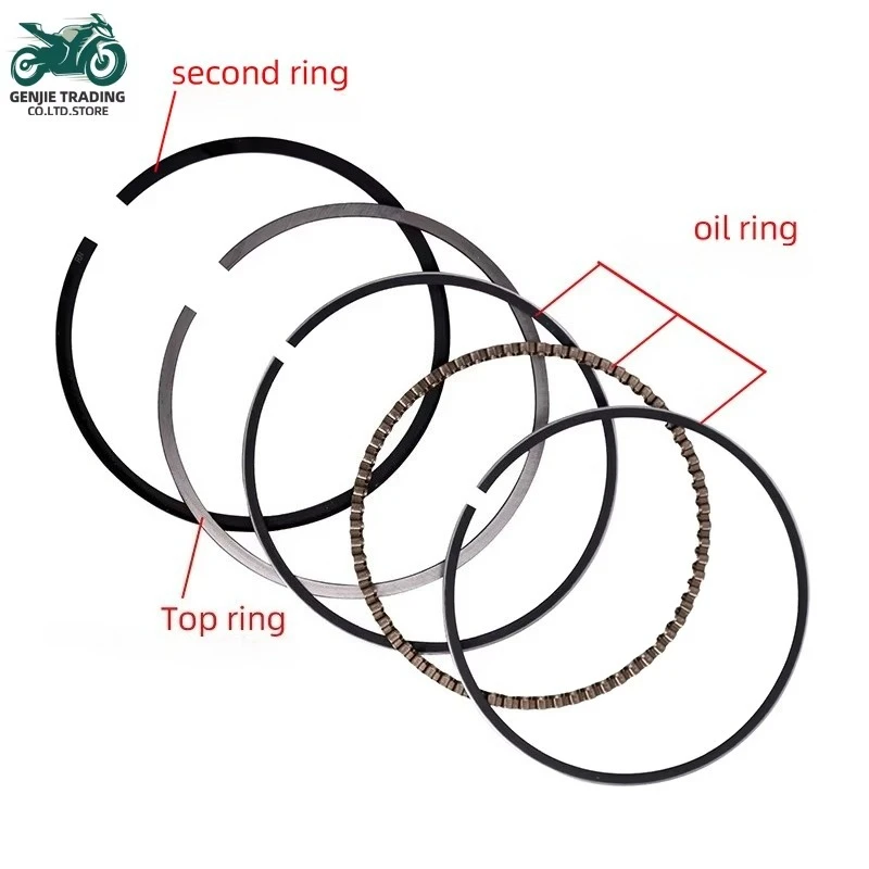 

67mm STD 200cc Motorcycle Piston Rings For Yamaha YTM200EK/EL YTM200K YTM200L1983-1984 YTM200L/N TRI-MOTO 1984-1985 YFM200