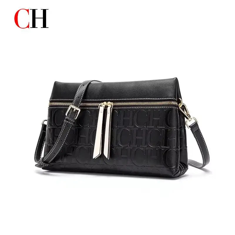 

CH Fully Printed Embossed Flap Crossbody Bag Multi Compartment Commuter Versatile Handheld Shoulder Bag 2025 Edition
