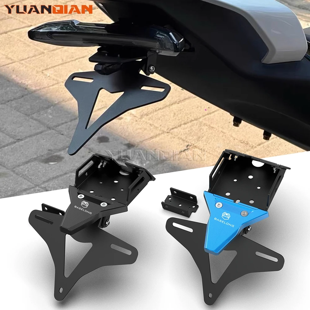 

For CFMOTO 675SRR 675NK 675SS 2024 2025 2026 License Plate Holder Bracket 675 SR-R SS NK Rear Tail Tidy Fender Eliminator Kit